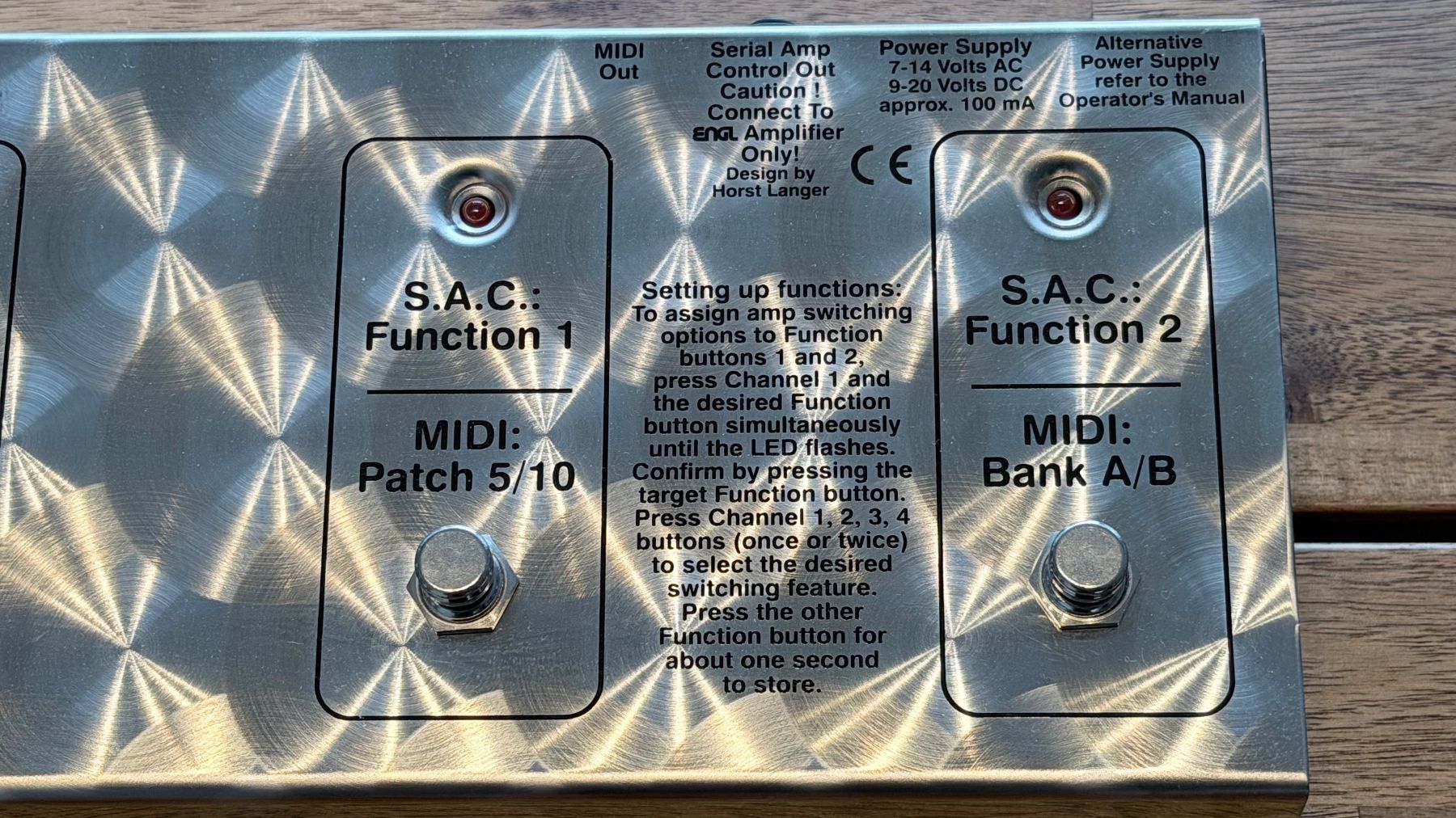 Strumenti musicali: Engl Z9 MIDI Footswitch – Usato da Davos Platz venduto da MARIO.W 2