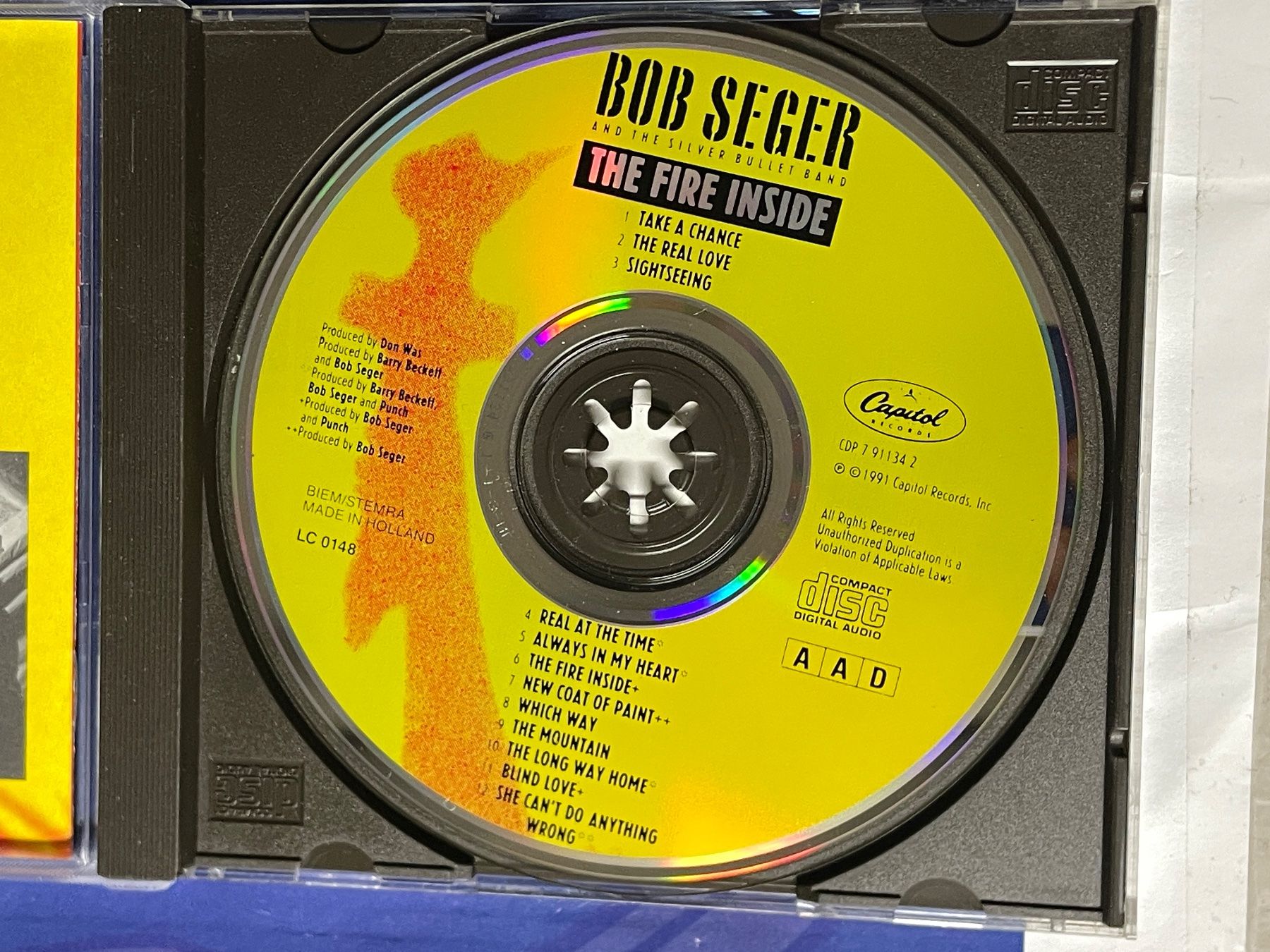 CD: Bob Seger - The Fire Inside CD – Usato da Muri b. Bern venduto da AdidasCollector 2