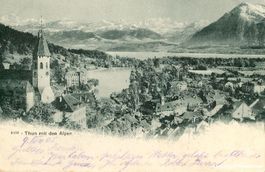Thun - mit den Alpen + 1905