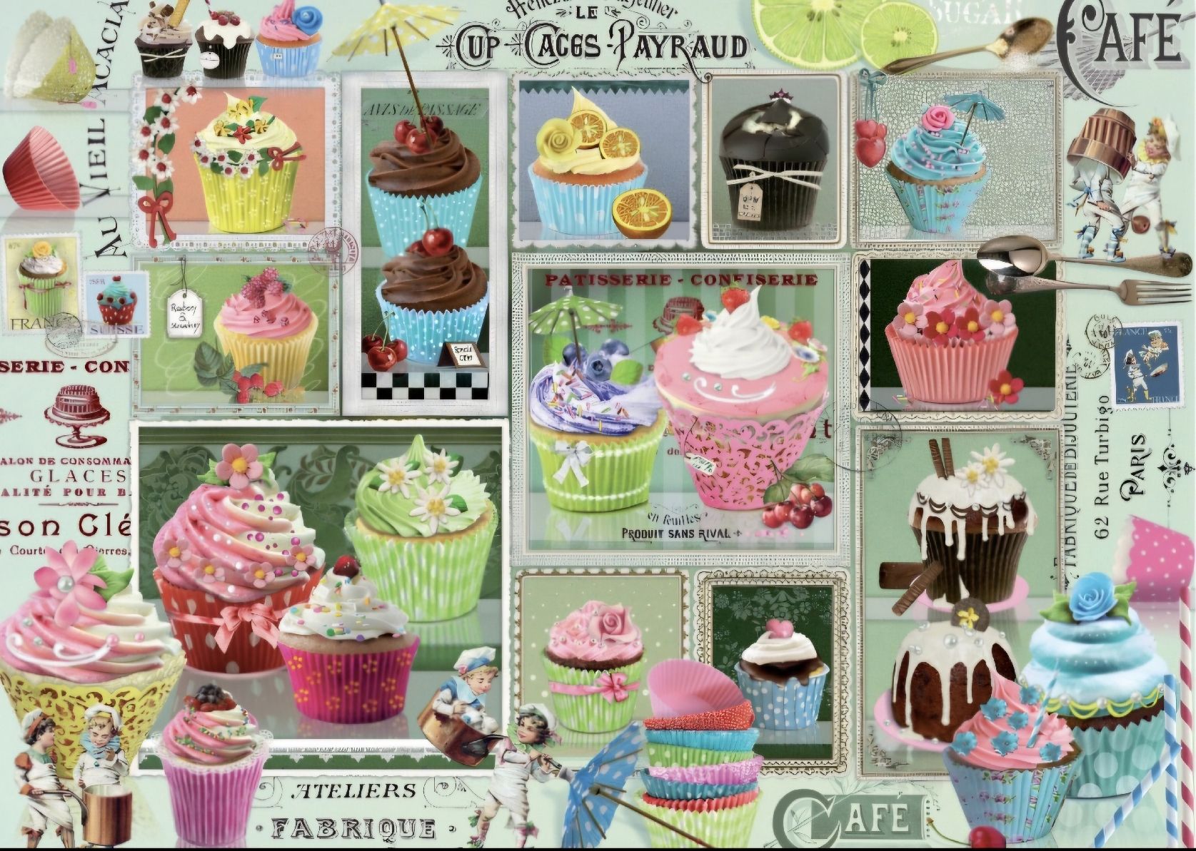 Puzzles: Puzzle "Cupcakes" 500 Teile – Neuf (Voir description) à Bütschwil par Taranabo 1