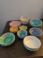 21-teiliges Set an Ton Schalen