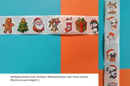 50* Weihnachtssticker Aufkleber für Weihnachten :)