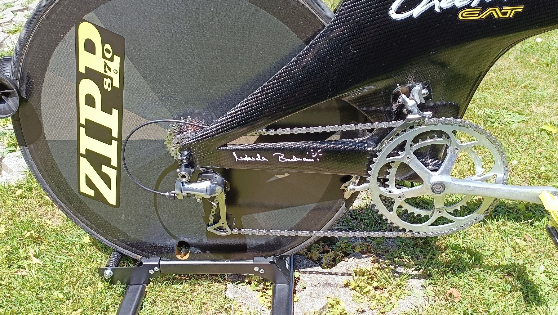 Velos: Cheetah Cat, Kult- und Sammler CarbonTriathlonRennrad ca1998 – Gebraucht aus Aathal-Seegräben von Jazz1518 2