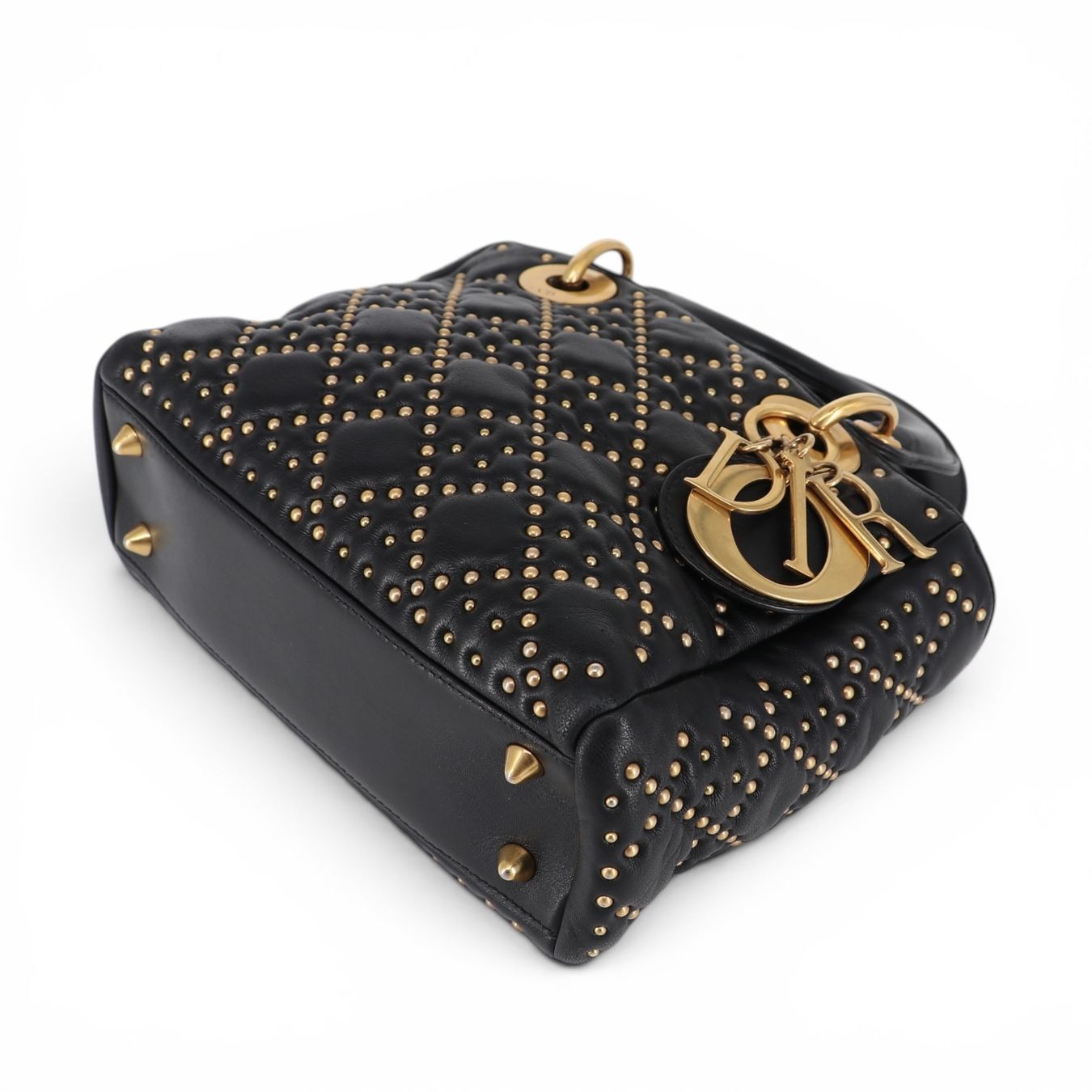 Dior Taschen für Damen: Dior Lady Dior Small Stud schwarz GHW – Gebraucht aus Binningen von Designerlabels 6