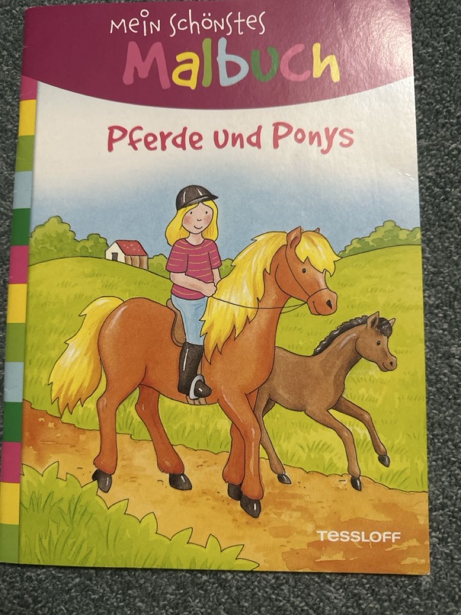 Libri: Malbuch Pferde und Ponys / Leselöwen – Nuovo (secondo la descrizione) da Baltschieder venduto da YmroBe 3