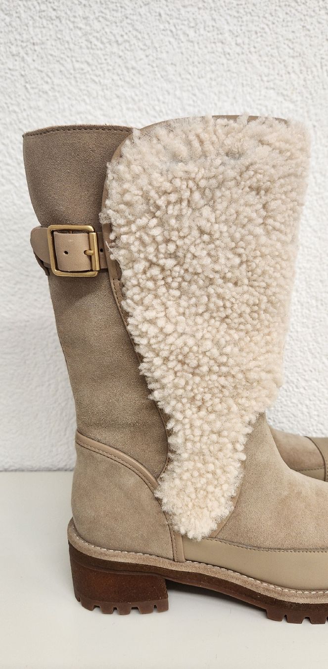 Tory Burch Herrenschuhe: Tory Burch Lammfell Stiefel Gr. 37 NEU! – Neu und originalverpackt aus Wollerau von CH8832 1