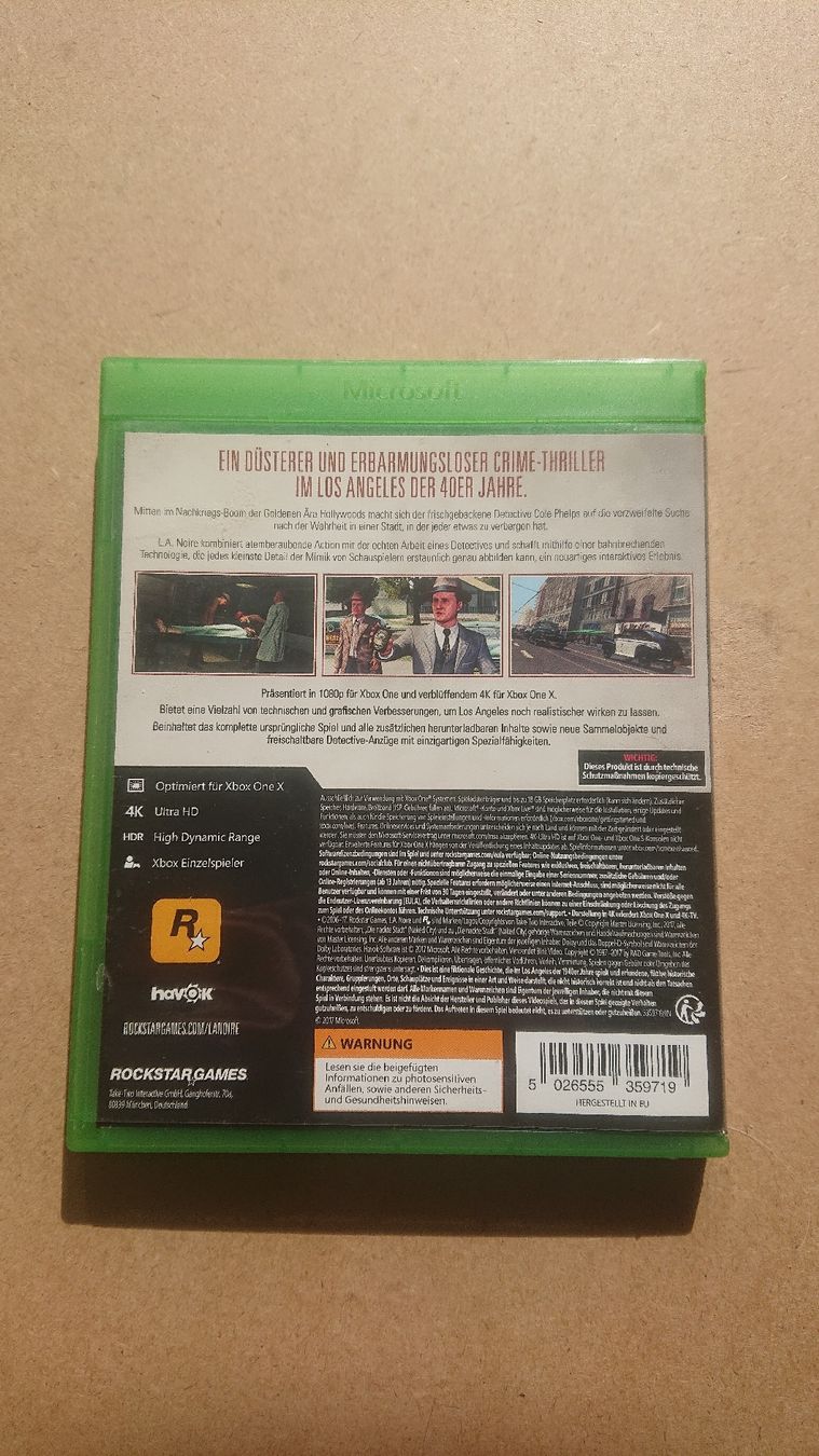 Giochi: L.A. Noire - Xbox One – Usato da Chur venduto da FreakofRarity 1