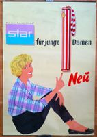 Vintage: Knirps Reklame Werbeplakat (II), um 1955