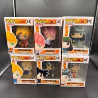 Funko Pop! Dragon Ball Z 6er Set Goku Black Majin Vegeta Mai