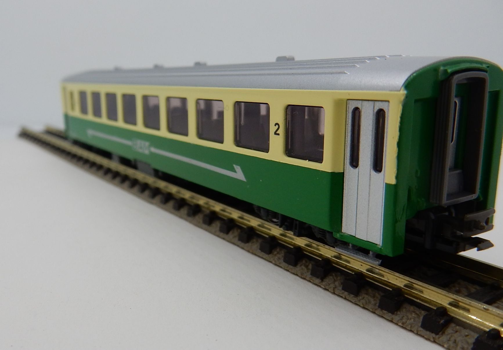 Kato Modelleisenbahnen: N- "BAM" Bière - Apples - Morges - Voiture EW  - 2 Cl. – Neu (gemäss Beschreibung) aus Locarno von Gudrun2 1