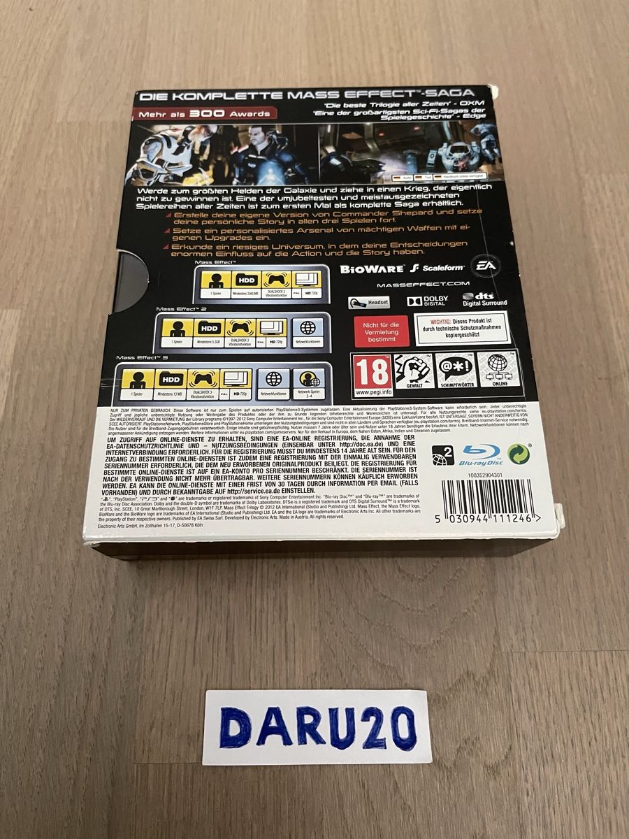 Giochi: Mass Effect Trilogy - PS3 – Usato da Einsiedeln venduto da Daru20 2