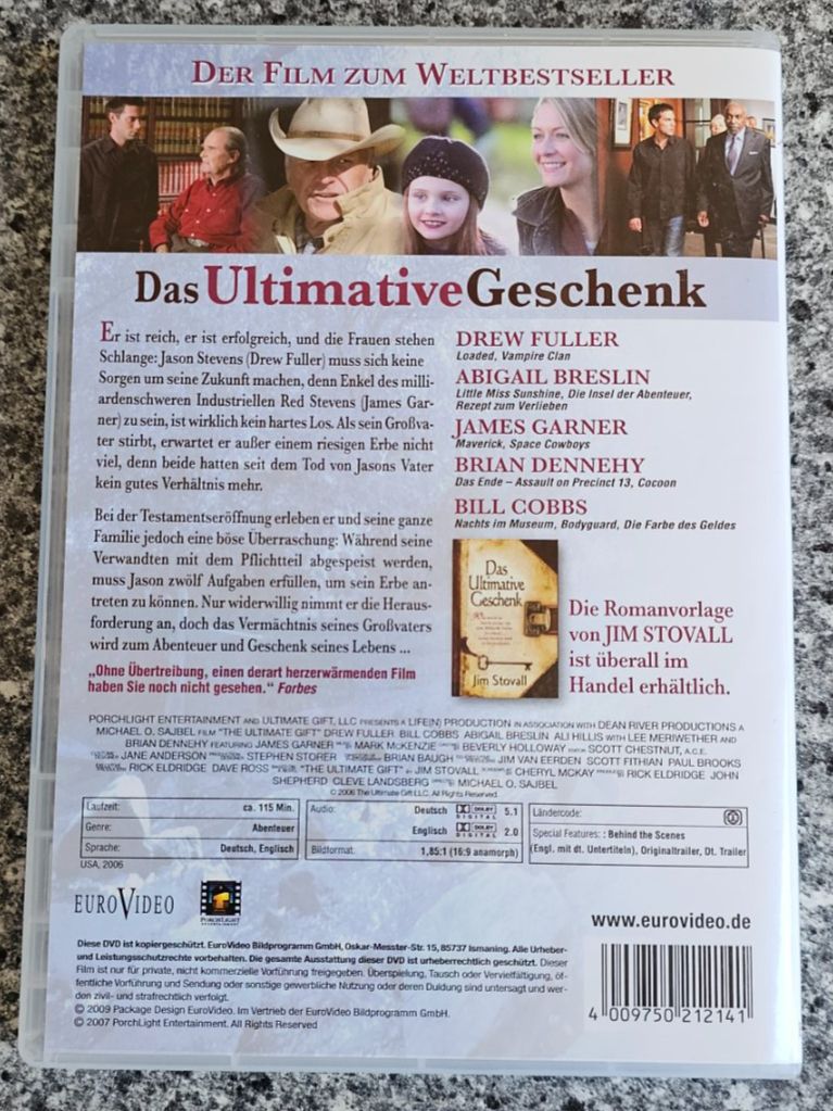 Tutti i DVDs: Das Ultimative Geschenk/ DVD – Usato da Geuensee venduto da jes_9xyk 1
