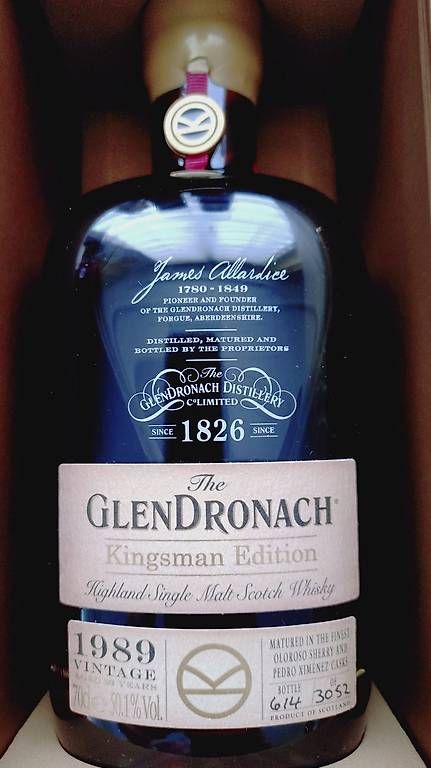 Bevande alcoliche: Glendronach Kingsman Edition 1989 – Nuovo e nell'imballaggio originale da Grüningen venduto da Stargazer 4