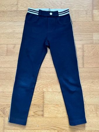 Petit Bateau Mädchen Leggins Gr. 104 Marineblau