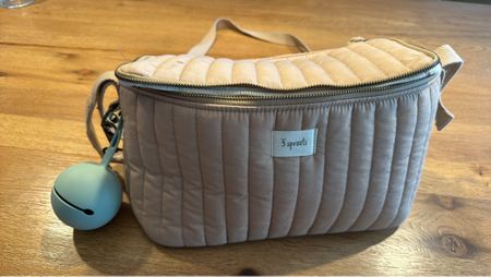 Wickeltasche für Kinderwagen, beige gebraucht