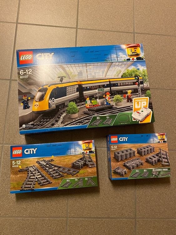 Lego 60197 Personenzug plus 60205 und 60238 neu und OVP