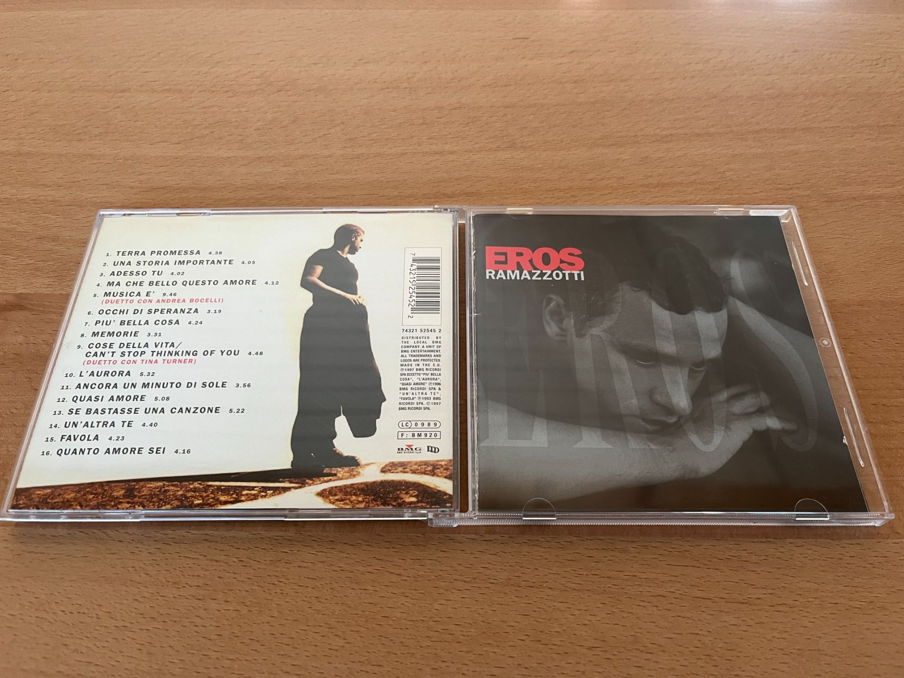 CD: Eros Ramazzotti - Eros – Usato da Bätterkinden venduto da emmentaler2008