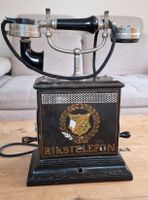 Antikes RIKSTELEFON, Tischtelefon für Sammler