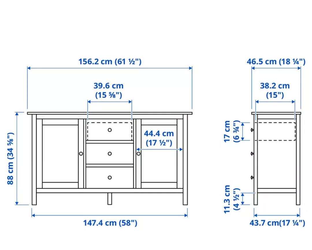 Ikea Credenze: Buffet Hemnes ikea – Usato da Villars-sur-Glâne venduto da Pilaune 1