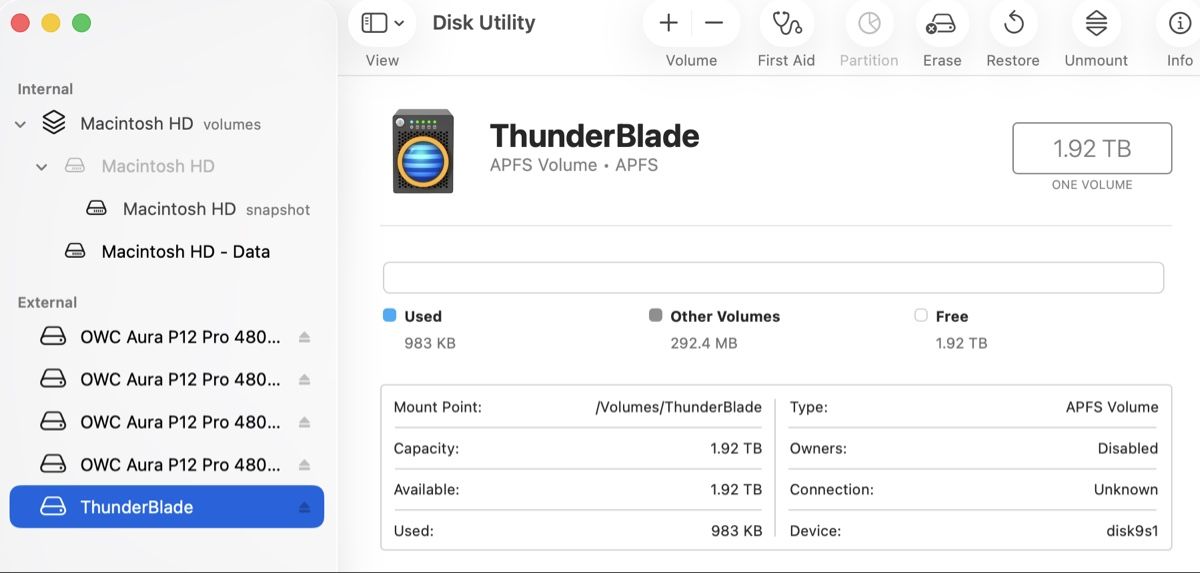 OWC Harddisks: OWC ThunderBlade 2TB, Thunderbolt 3, RAID SSD – Gebraucht aus Versoix von isaacgriberg 8