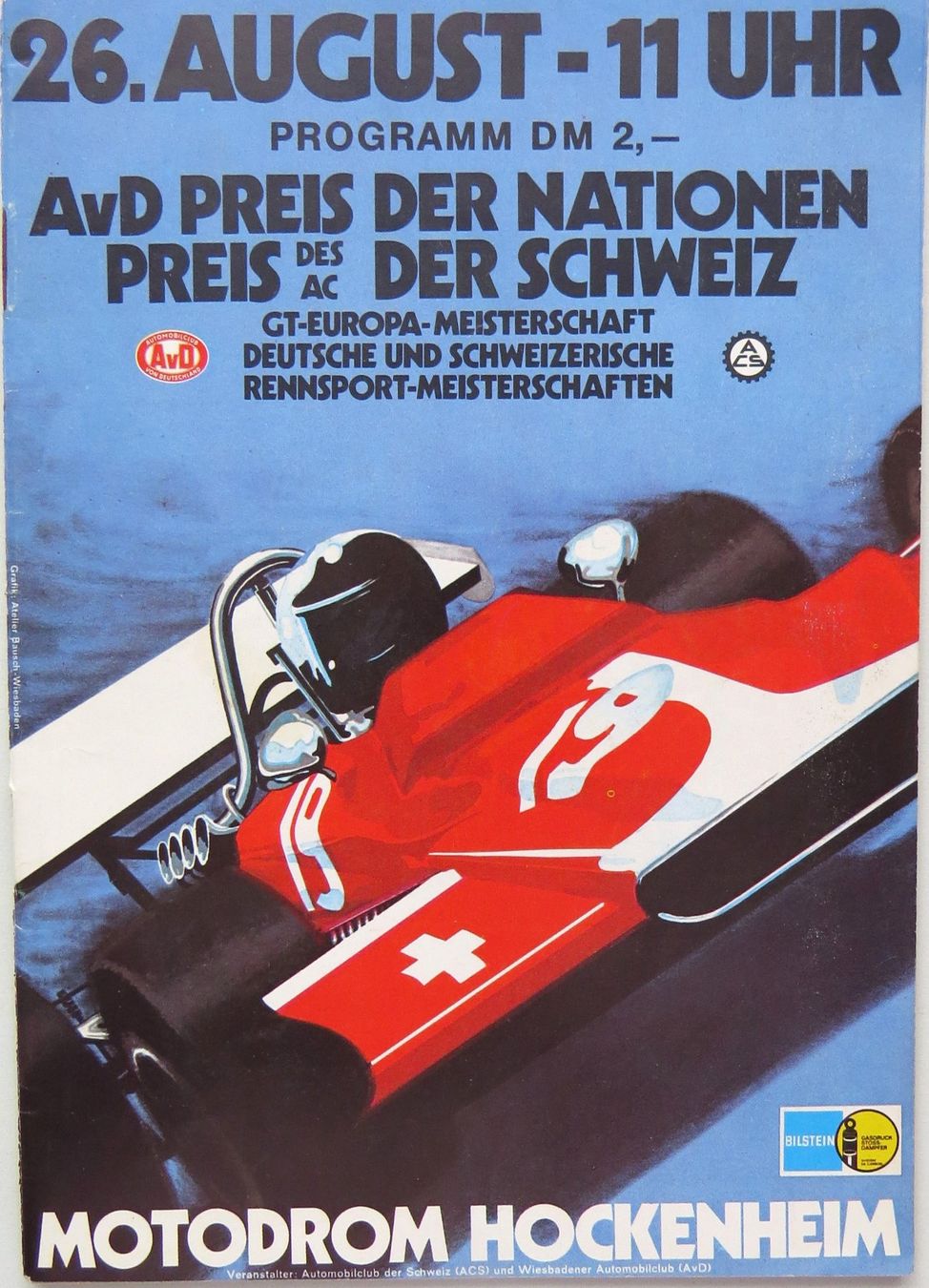 Documenti: Original Programm Preis der Schweiz in Hockenheim von 1973 – Usato da Ettingen venduto da campione_1