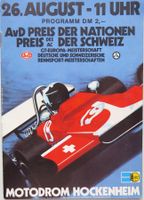 Original Programm Preis der Schweiz in Hockenheim von 1973