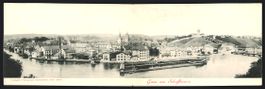 Klapp-AK Schaffhausen, Panorama des Orte