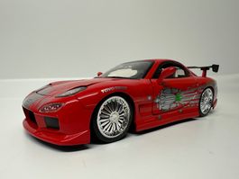 Mazda RX-7 1:24, Fast&Furious, Jada Toys