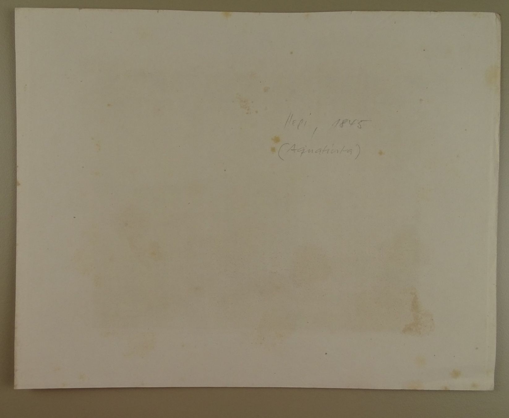 Incisioni: KAPPEL, CAPPEL, AQUATINTA 1845 – Usato da Grüningen venduto da Kartensammler 8