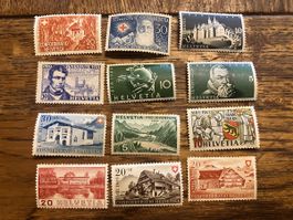 Timbres suisses neufs