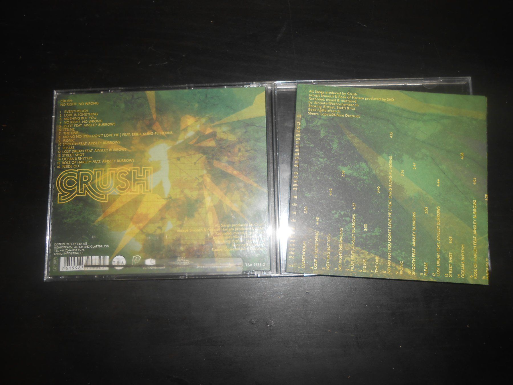 CDs: Crush – No Right, No Wrong – Gebraucht aus Aarberg von witchhunter01 1