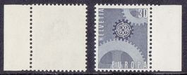 1967 Zähnungsfehler  1.09  ** Postfrisch ** 30 Rp. Kat.75Fr.