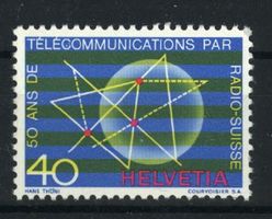 1971, Nr.504, Sondermarke 50 Jahre Radio Schweiz ** (1)