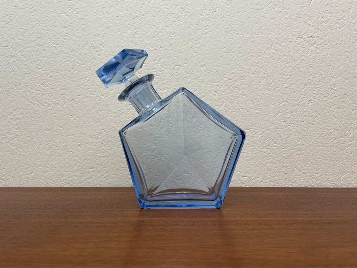 Caraffe: Vintage Glaskaraffe facettiert edle Karaffe Whiskeyflasche – Usato da Zürich venduto da Vintagewiesel 9