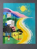 Original Vintage Poster - La Cote Basque / Bild für SNCF