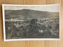 Zürich vom Dolder aus schwarzweiss - AK