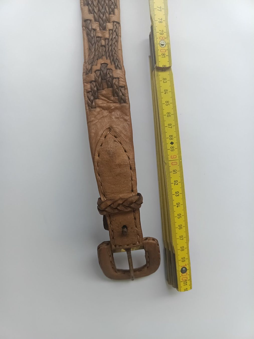 Cinture: Ledergürtel mit Webmuster und Messer-Schnalle – Nuovo e nell'imballaggio originale da Wängi venduto da Ladys_First 4