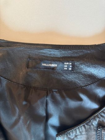 Damen Lederjacke Hallhuber EUR 36 guter Zustand