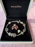 Bracelet Pandora argent avec 13 charms + boîte d’origine