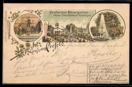 Litho Crefeld, Crefelder Thiergarten, In