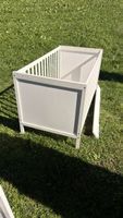 Kinderbett Babybett weiss aus Holz 2 stück 