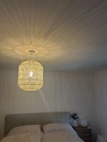 Lampe Rattan-Style neuwertig
