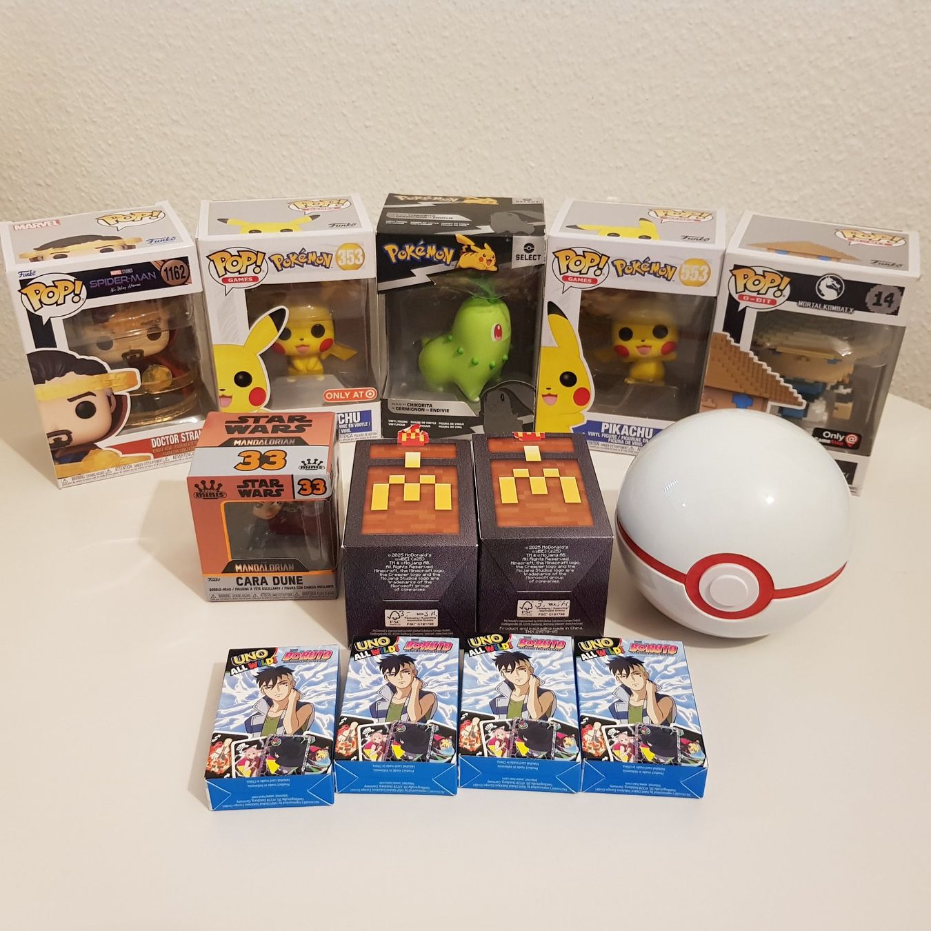 Funko Figurines: Funko Pop, Uno Boruto, Minecraft, Pokemon – D'occasion à Münchenstein par 2DGames