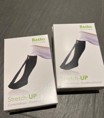 2x Baskostretch-up Gr. M Korrekturstrümpfe NEU