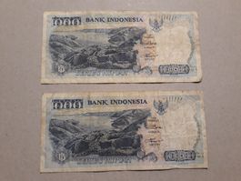 INDONESIEN - 2x 1000 Rupiah 1992 s-ss