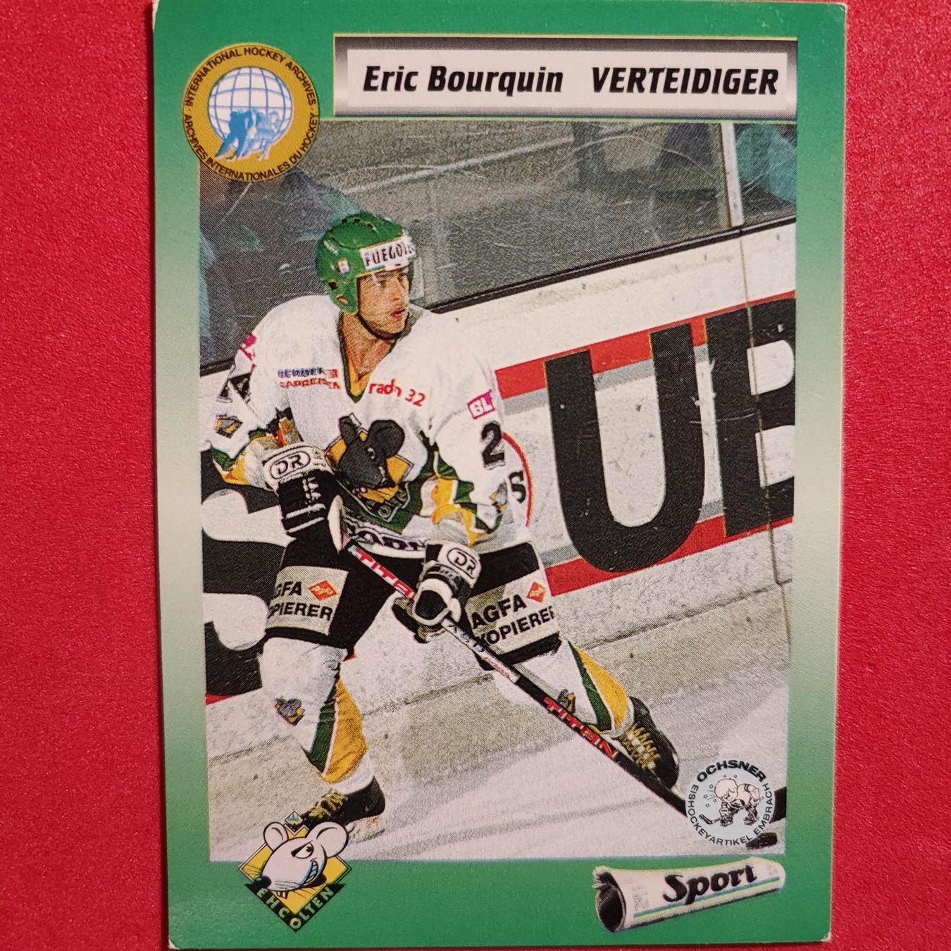 Carte collezionabili: Eric Bourquin - EHC OLTEN - 1993/94 – Usato da Dübendorf venduto da kb86_MOVIE