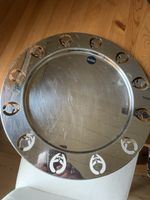 ALESSI Design-Servierplatte Ø 40 cm – Edelstahl 18/10