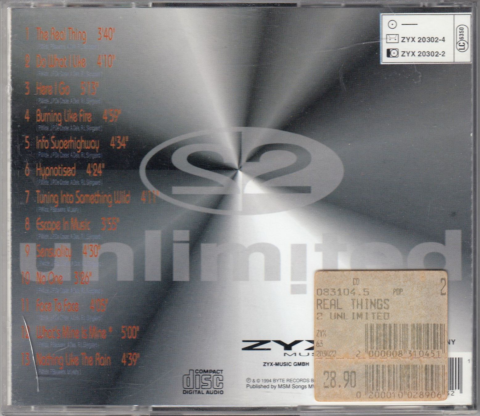 CD: CD unlimited real things – Nuovo (secondo la descrizione) da Spreitenbach venduto da Turbo_1105 1