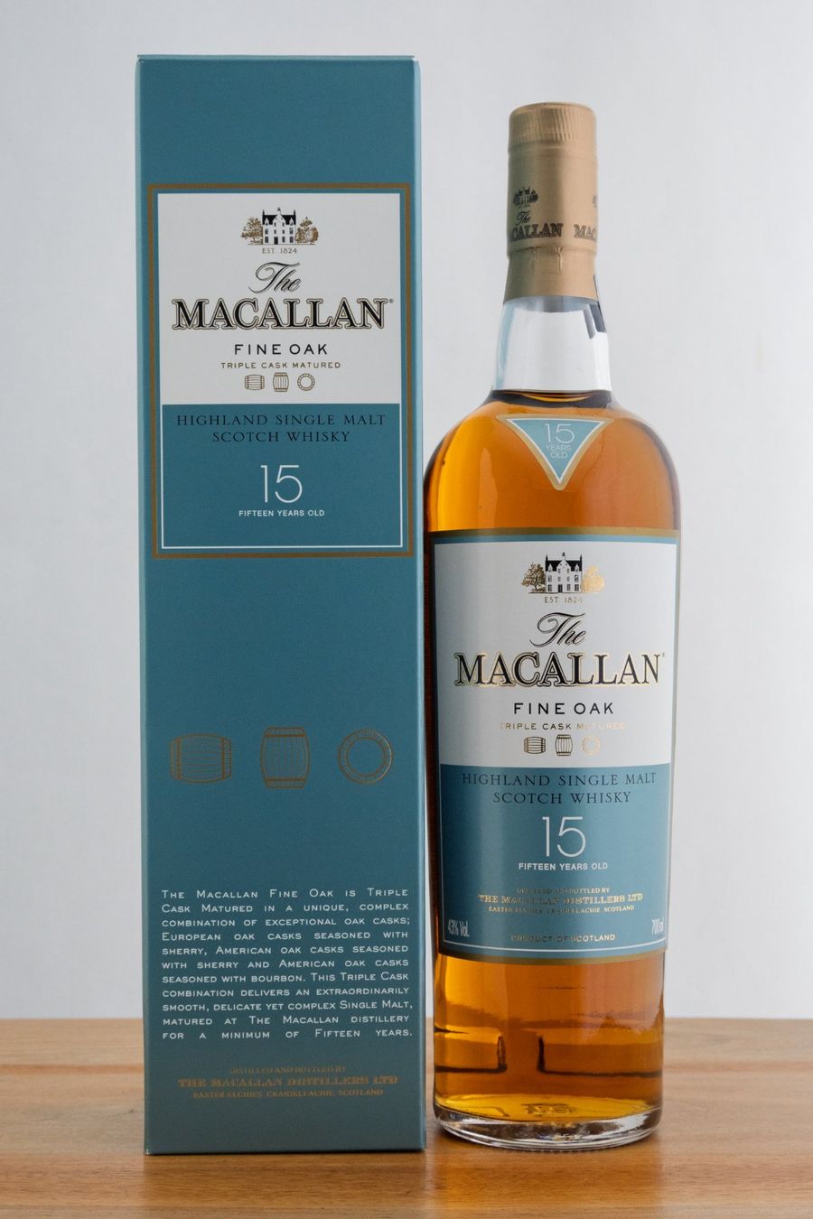 Macallan Bevande alcoliche: Macallan - 15Y - Fine Oak – Nuovo e nell'imballaggio originale da Zofingen venduto da maltpoint