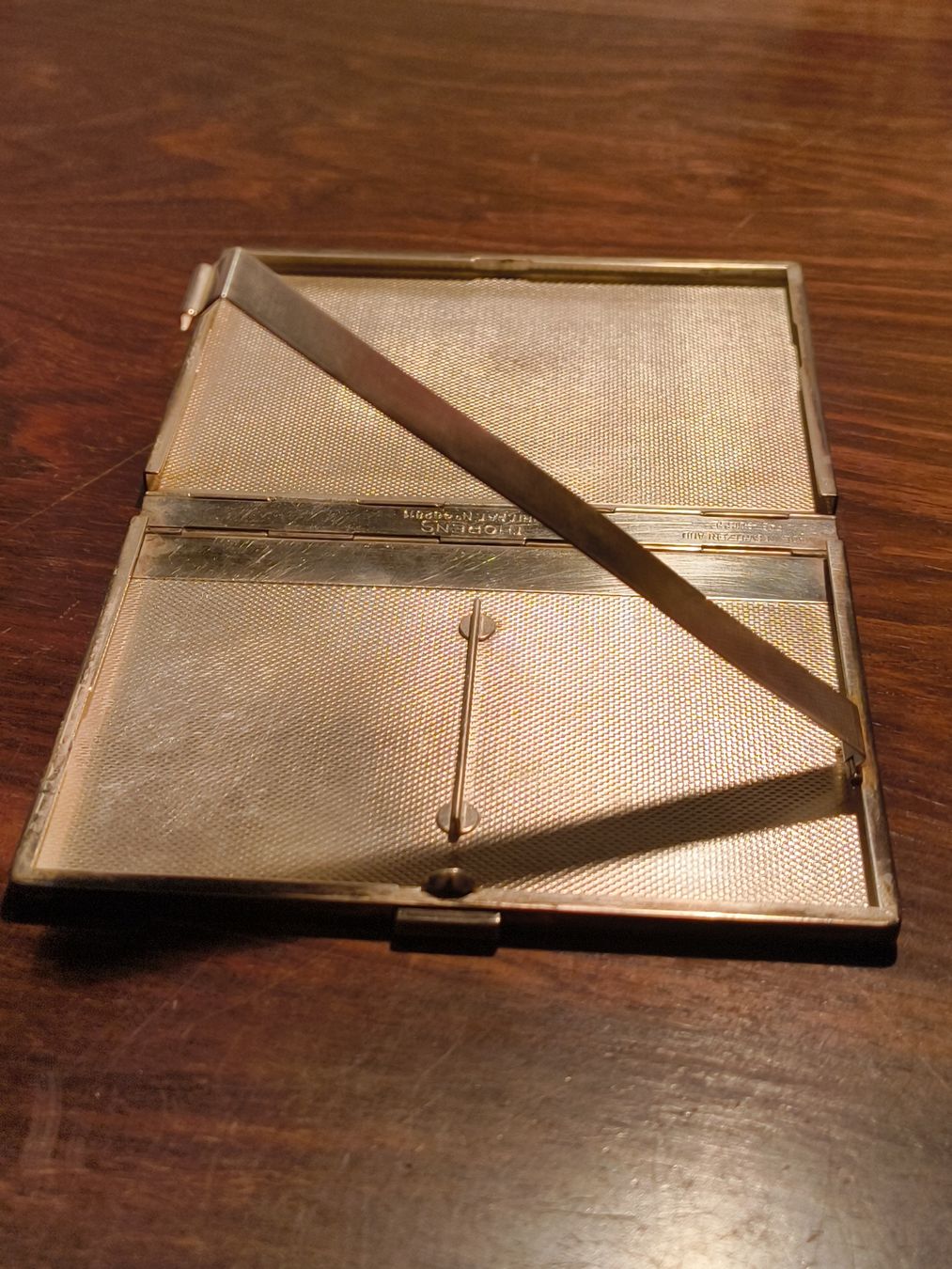 Altri Prodotti per fumatori: Thorens Zigaretten Etui Dose versilbert Midcentury Suisse – Usato da stettlen venduto da VintageBern_ch 6